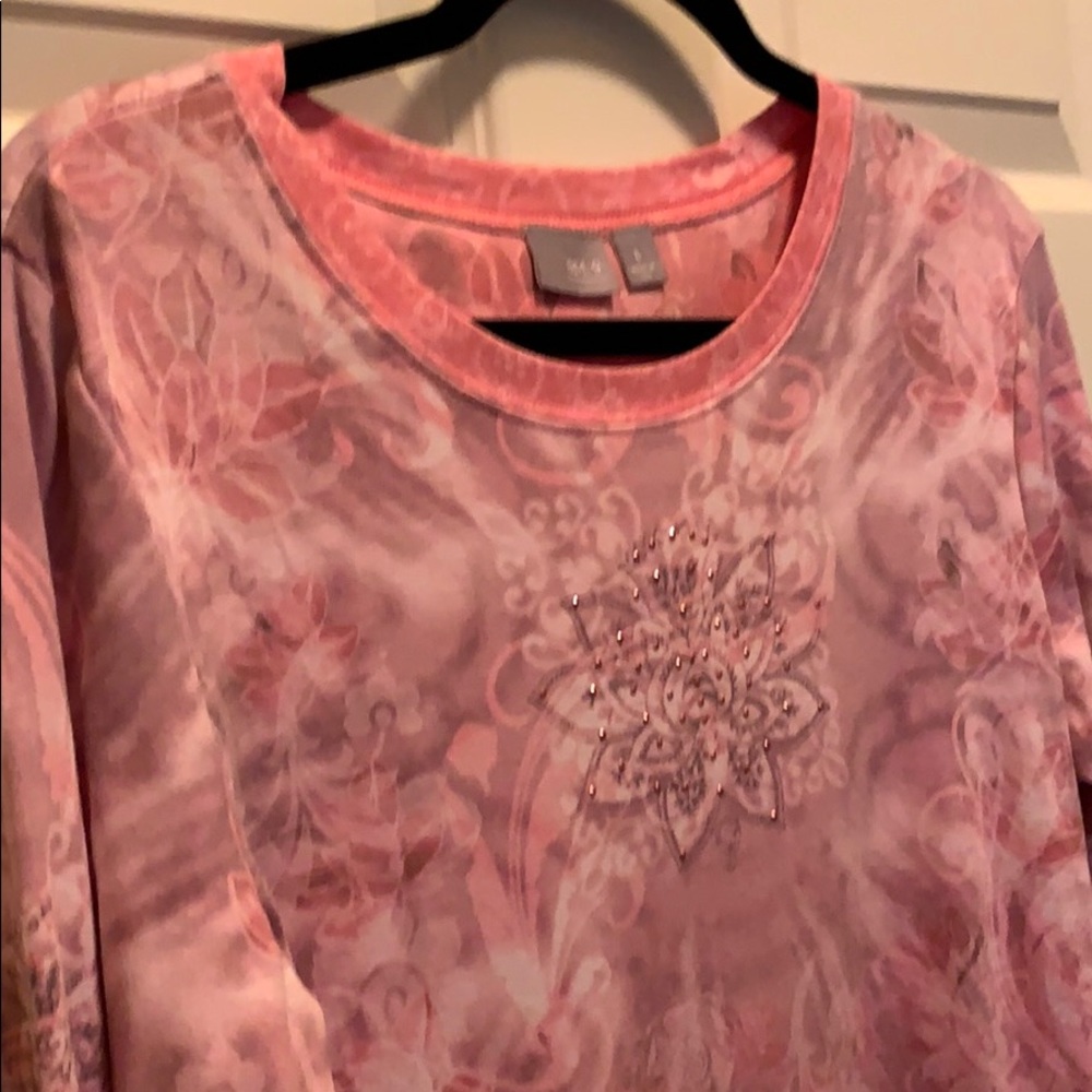 Apt 9 Ladies Long Sleeve Tee Top - Picture 4 of 8